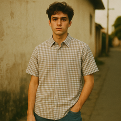 Yacco Checkered Classic Short Sleeve Shirt