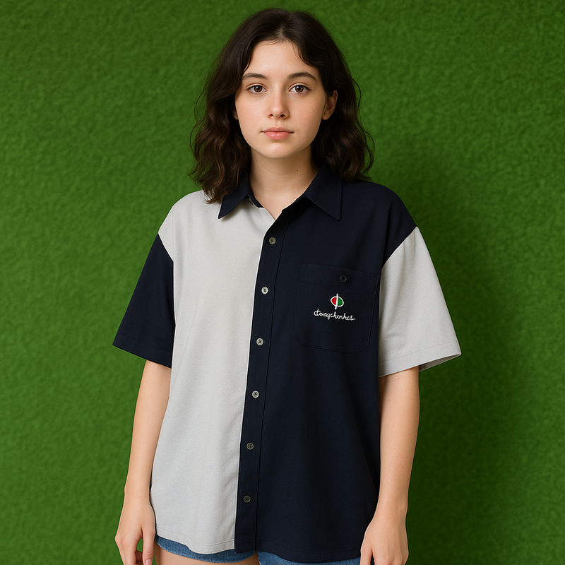 Daanpol Color-Blocked Casual Shirt