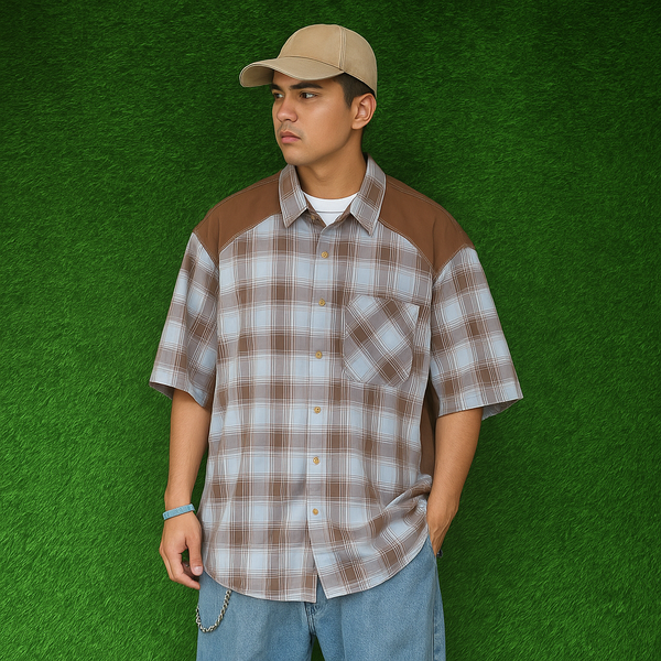 Vintage Club Ride Plaid Tech Shirt - Medium