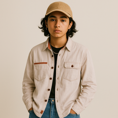 Thursday Island BEAU Long Sleeve Casual Shirt - Size L (100)  Product Details: