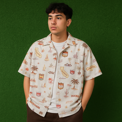 Liberty Rock Label California Printed Shirt - Medium