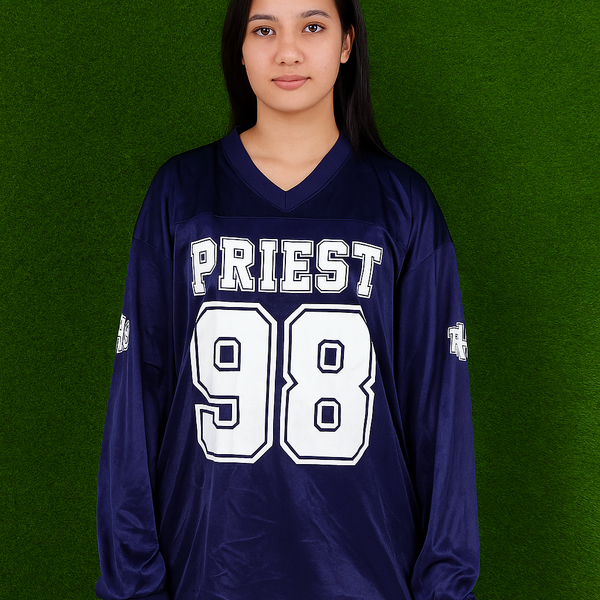 (UNISEX) Priest Hockey Y2K Long Sleeve T-Shirt Anorak