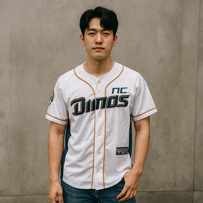 NC Dinos Official Baseball Jersey – Small (Unisex Fit)