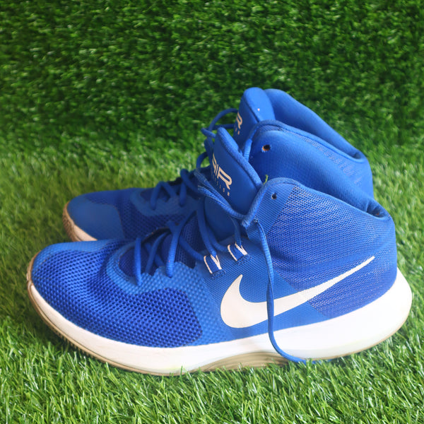 Nike Men's Air Precision Basketball Shoe Blue White