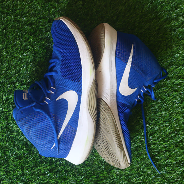 Nike Men's Air Precision Basketball Shoe Blue White