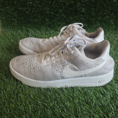 Air Force 1 Flyknit 2.0 Running Shoes For Men  (White , 9)- Pre owned