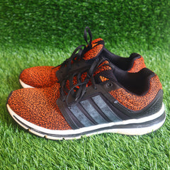 ADIDAS Men Orange & Black LEGUS Woven Design Running Shoes