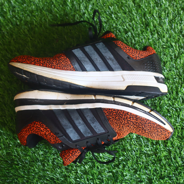 ADIDAS Men Orange & Black LEGUS Woven Design Running Shoes