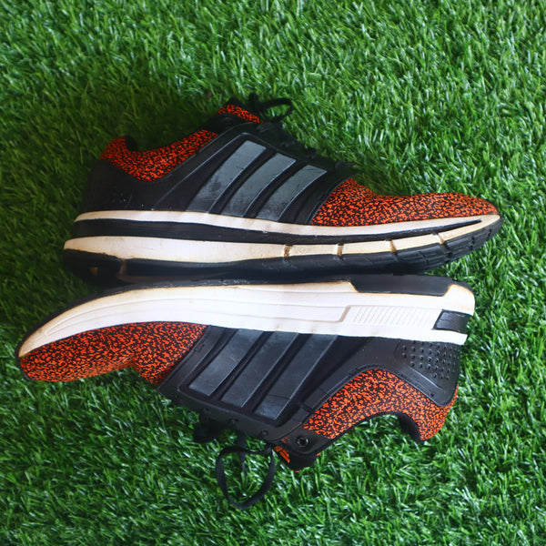 ADIDAS Men Orange & Black LEGUS Woven Design Running Shoes