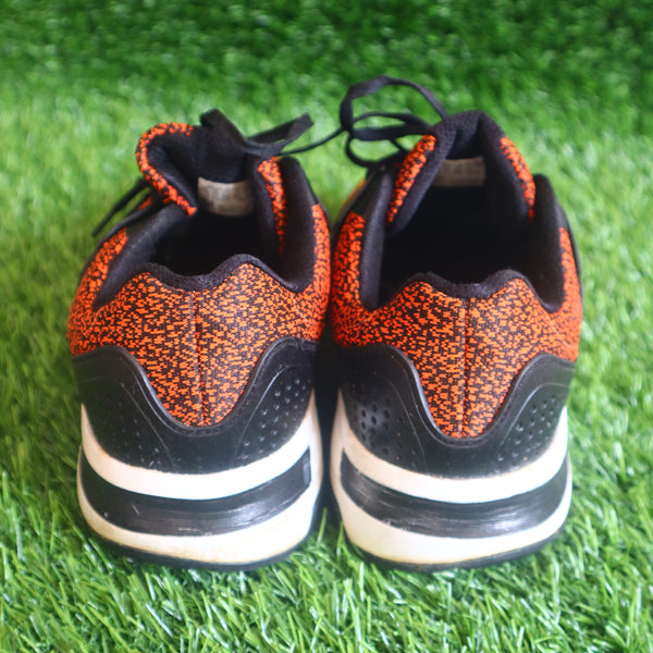 ADIDAS Men Orange & Black LEGUS Woven Design Running Shoes