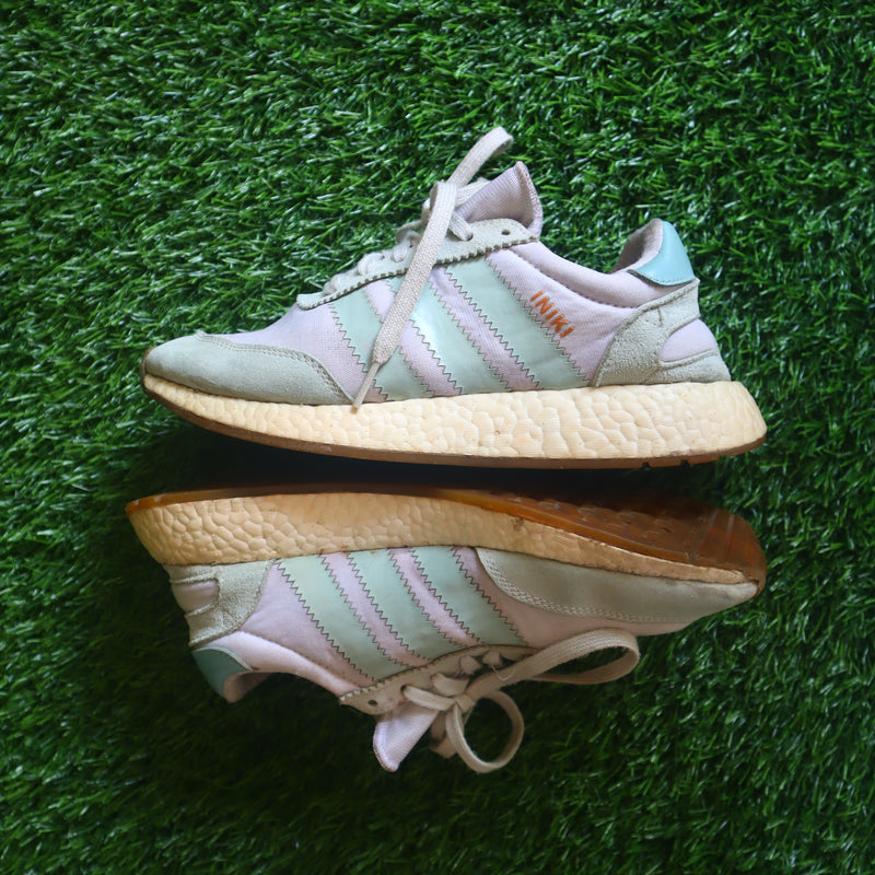 Adidas Boost Inki Runner Shoes Womens 8.5 Trainers Sneakers - Pre owned