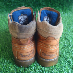 Wrangler Men's Nubuck Leather Ankle Boots with TPR Sole (8, 42, Brown)