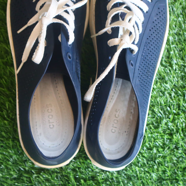 Crocs Men Navy Blue Citilane Roka Court Sneakers ( UK 11 )