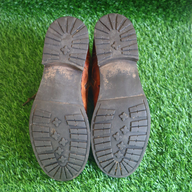 Red Tape Men Brown High-Top Leather Boots (9)