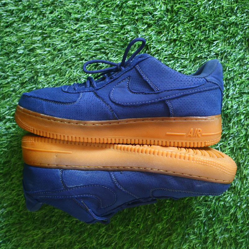 Nike  Air Force 1 07 Suede Midnight Navy (UK 8.5)