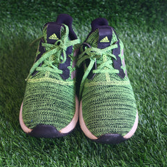 ADIDAS Men Fluorescent Green & Black Zeta 1.0 Running Shoes (UK 10)