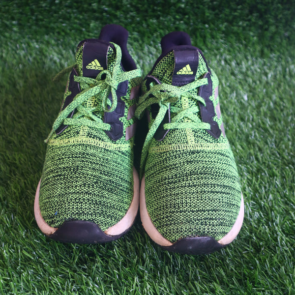 ADIDAS Men Fluorescent Green & Black Zeta 1.0 Running Shoes (UK 10)