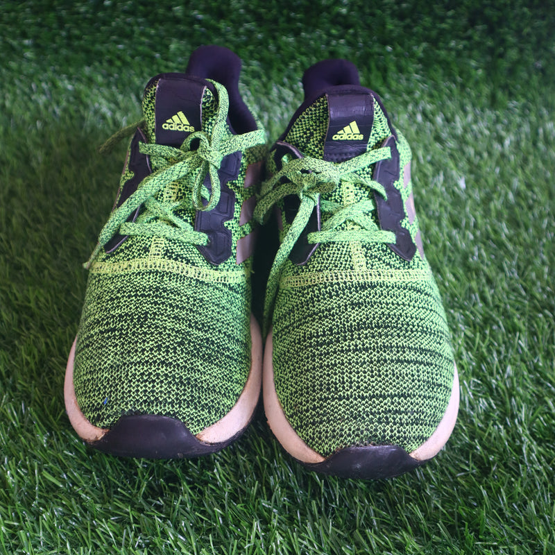 ADIDAS Men Fluorescent Green & Black Zeta 1.0 Running Shoes (UK 10)