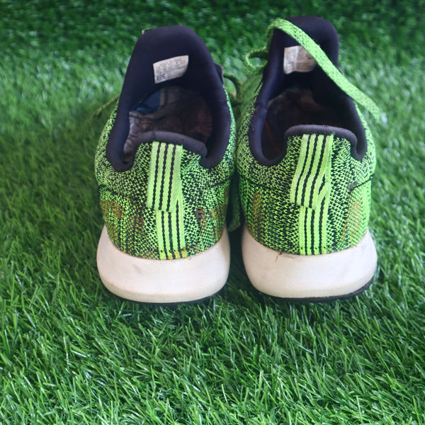 ADIDAS Men Fluorescent Green & Black Zeta 1.0 Running Shoes (UK 10)