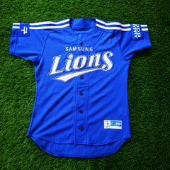 Samsung Lions Official Baseball Jersey – Blue (XS) | Thrifted