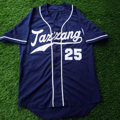 Navy Blue “Jazzang 25” Baseball Jersey – Men’s Size Large
