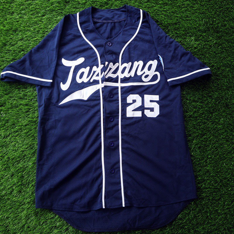 Navy Blue “Jazzang 25” Baseball Jersey – Men’s Size Large