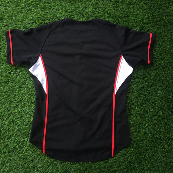 HK Crest Panel Jersey – Black/Red (Unisex Fit) - S