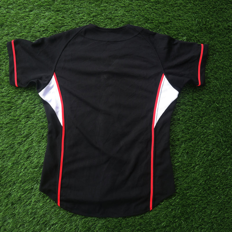 HK Crest Panel Jersey – Black/Red (Unisex Fit) - S