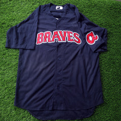 Vintage Atlanta Braves Majestic Batting Practice Jersey - @85