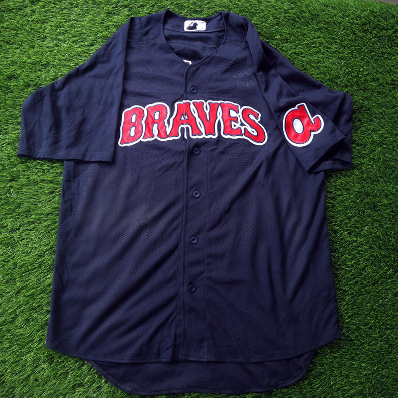 Vintage Atlanta Braves Majestic Batting Practice Jersey - @85