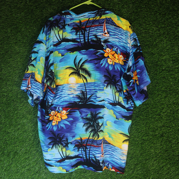 Vintage Tropical Hawaiian Shirt – Size XL (Thrifted)