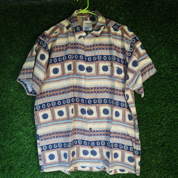 Vintage Uppish Tribal Pattern Shirt - Size L (Thrifted)
