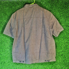 Lyle & Scott Black Label Striped Utility Shirt – Size M (Thrifted)