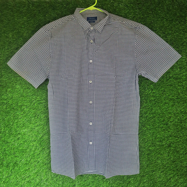 Zara Man Vintage Gingham Slim Fit Shirt