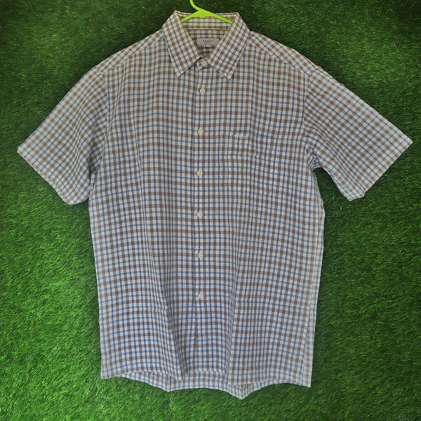 Yacco Checkered Classic Short Sleeve Shirt