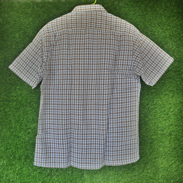 Yacco Checkered Classic Short Sleeve Shirt