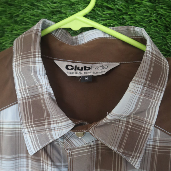 Vintage Club Ride Plaid Tech Shirt - Medium