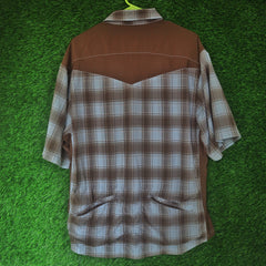 Vintage Club Ride Plaid Tech Shirt - Medium