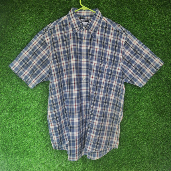 Giordano Plaid Casual Shirt - Large