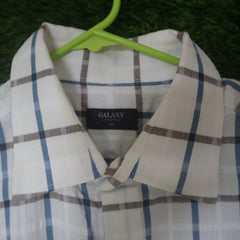 Vintage Galaxy Lifestyle Checked Shirt – Size XL