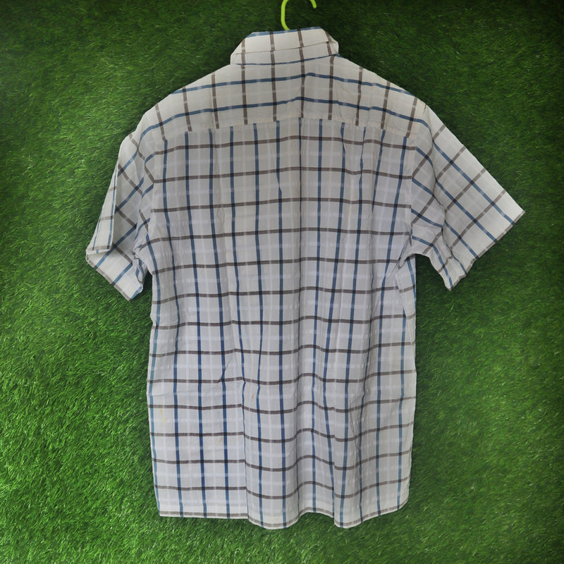 Vintage Galaxy Lifestyle Checked Shirt – Size XL