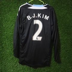 Chelsea FC Retro Long Sleeve Goalkeeper Jersey – Black Edition (XL)